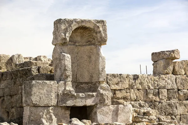 Die Ruinen der antiken Zitadelle in Amman — Stockfoto