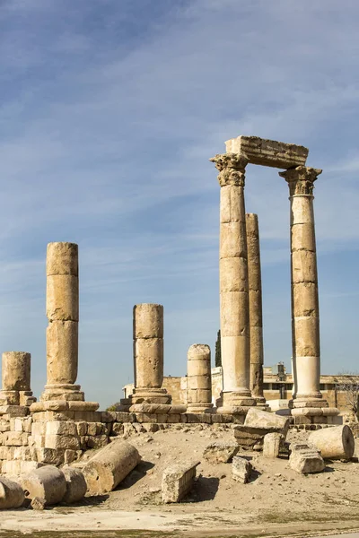 Ancient citadel in Amman, Jordan — Stock Photo, Image