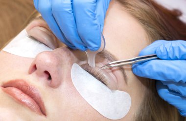 yordam kirpik uzatma, kirpik Laminasyon için 