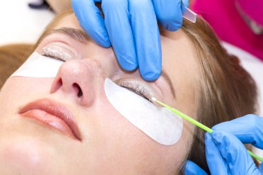 yordam kirpik uzatma, kirpik Laminasyon için 