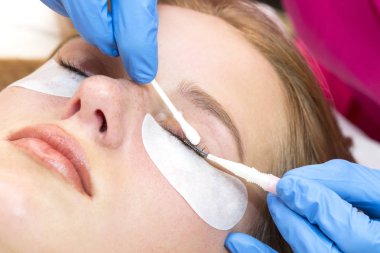 yordam kirpik uzatma, kirpik Laminasyon için 