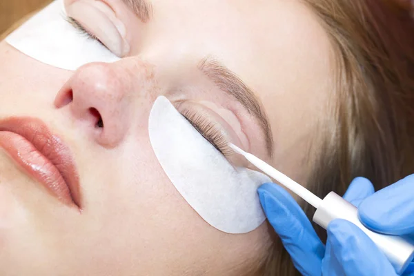 procedure for eyelash extensions, eyelashes lamination