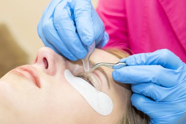 yordam kirpik uzatma, kirpik Laminasyon için 