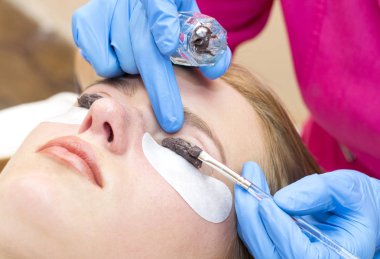 yordam kirpik uzatma, kirpik Laminasyon için 