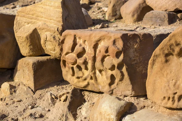 Ancienne ville rocheuse abandonnée de Petra en Jordanie — Photo