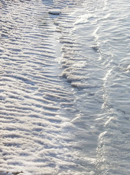 Mer Morte dépôts de sel pierres — Photo