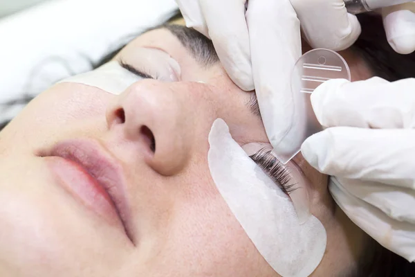 procedure for eyelash extensions, eyelashes lamination