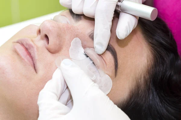 procedure for eyelash extensions, eyelashes lamination