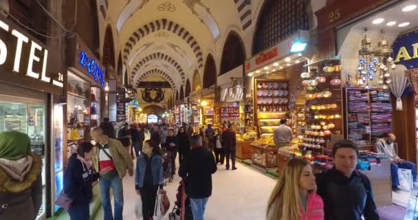 Antiguo mercado egipcio en Estambul — Vídeos de Stock