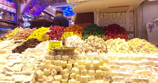 Antico mercato egiziano a Istanbul — Video Stock