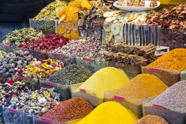 Şeker ve baharat üzerine Mısır Çarşısı