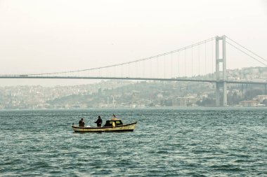 Istanbul Haliç koyu alandaki Panoraması 
