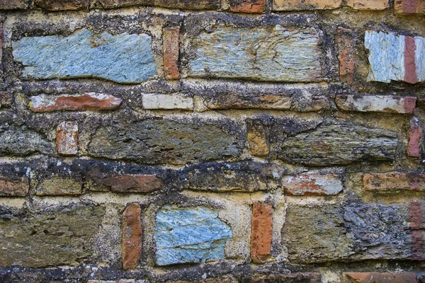 Foto di un vecchio muro di mattoni — Foto Stock