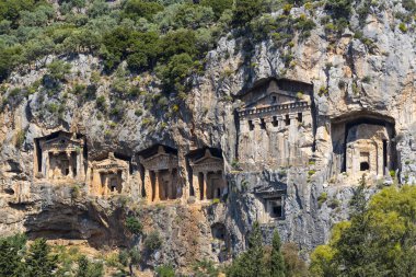 Antik antik mezarları Likya kralların