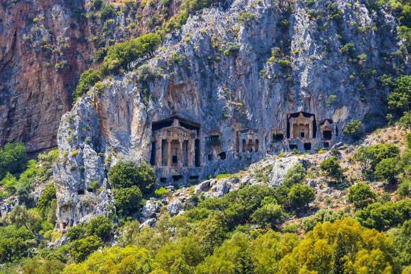 Antiche tombe antiche dei re Licia — Foto Stock