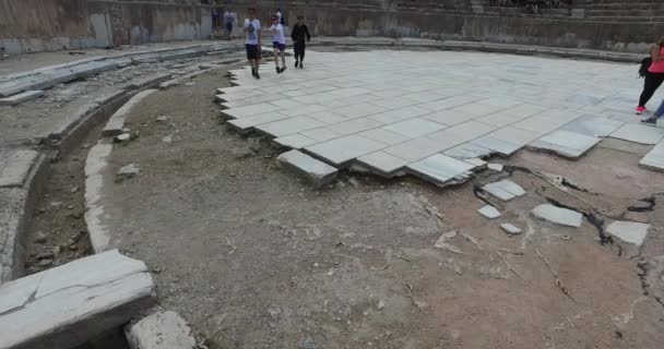 Las ruinas de la antigua ciudad antigua de Éfeso — Vídeos de Stock