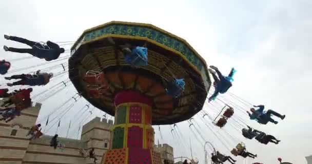 Parque de atracciones temático Vialand — Vídeos de Stock