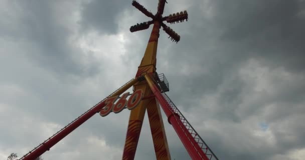Vialand тематичний розважальний парк розваг — стокове відео