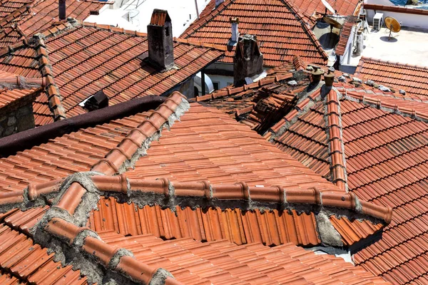 古い屋根を背景します。 — ストック写真