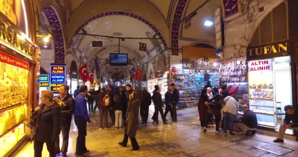 Sultanahmet Square um lugar para os turistas visitarem em Istambul — Vídeo de Stock