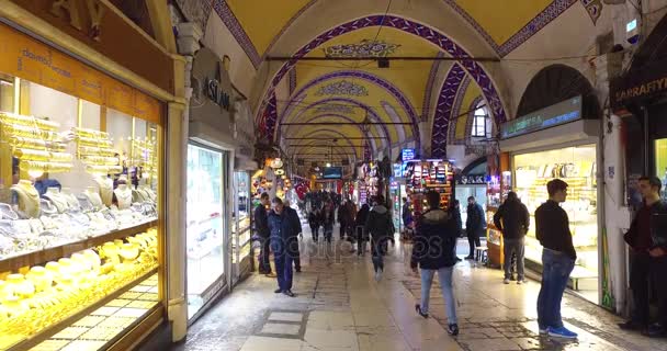 Sultanahmet Square um lugar para os turistas visitarem em Istambul — Vídeo de Stock