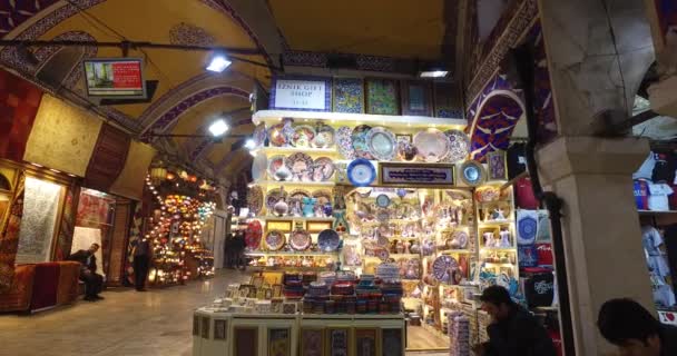 Torget Sultanahmet en plats för turister att besöka i Istanbul — Stockvideo