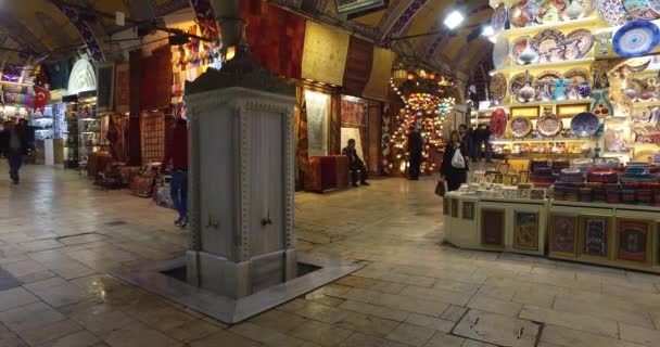 Sultanahmet plein, een plek voor toeristen om te bezoeken in Istanbul — Stockvideo