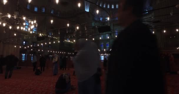 Blå moskén i Turkiet ingår i UNESCOEN — Stockvideo
