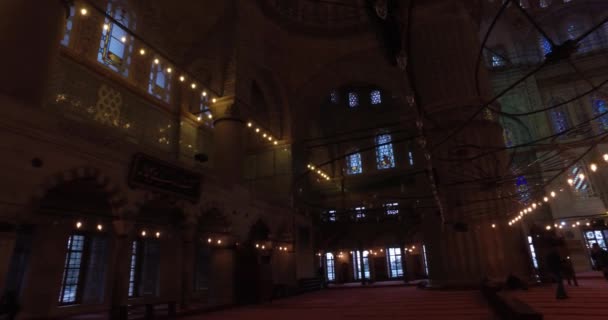 La Mezquita Azul de Turquía está incluida en la UNESCO — Vídeos de Stock