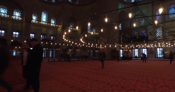 Blå moskén i Turkiet ingår i UNESCOEN — Stockvideo