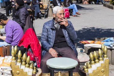 Türkiye'de İstanbul Şehir sokak ayakkabı temizleyiciler