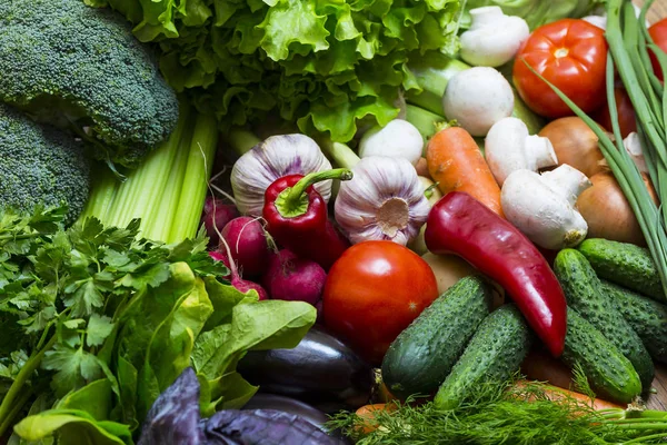 Taze sebzelerin arka planı