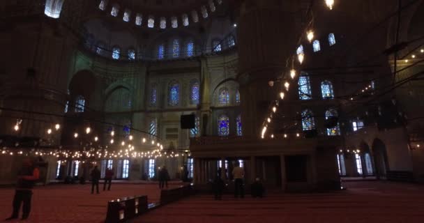 Blue Mosque Turcja znajduje się w Unesco — Wideo stockowe