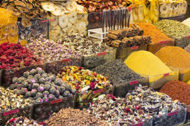 Şeker ve baharat üzerine Mısır Çarşısı 