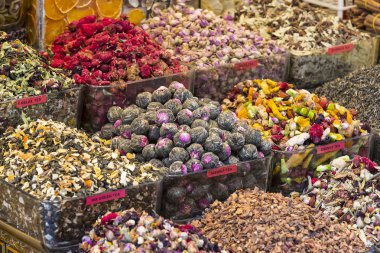 Şeker ve baharat üzerine Mısır Çarşısı 