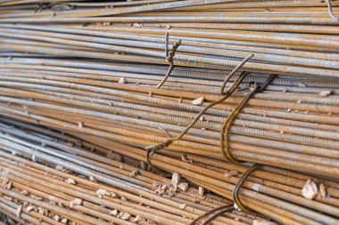 Arka plan bina paslı bağlantı parçaları