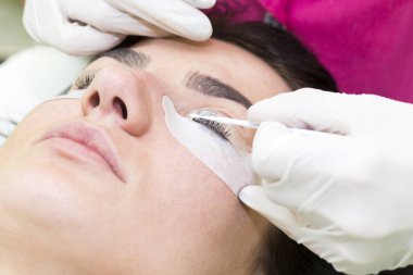 yordam kirpik uzatma, kirpik Laminasyon için 