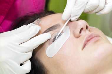 yordam kirpik uzatma, kirpik Laminasyon için 