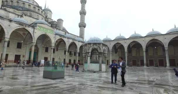 La Mezquita Azul de Turquía está incluida en la UNESCO — Vídeo de stock