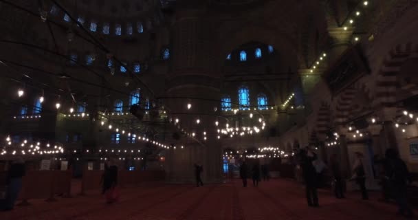 Blue Mosque Turcja znajduje się w Unesco — Wideo stockowe