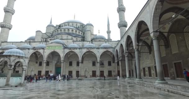 La Mezquita Azul de Turquía está incluida en la UNESCO — Vídeos de Stock