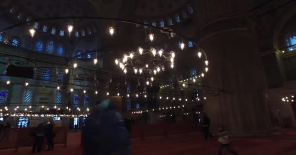 Blue Mosque Turcja znajduje się w Unesco — Wideo stockowe