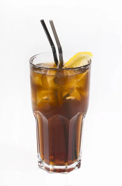 Cocktail de frutas em um copo grande Imagem De Stock
