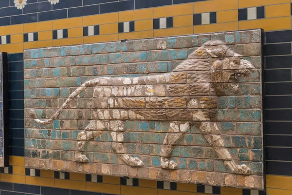 Az ókorban a babiloni fal elemek — Stock Fotó