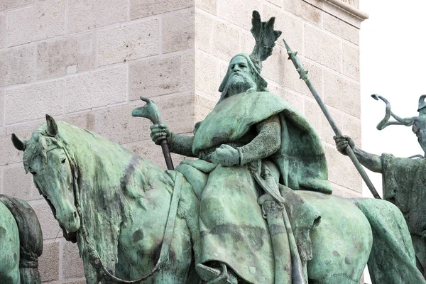 Piazza degli Eroi ungheresi Budapest — Foto Stock