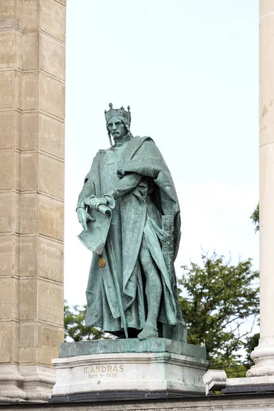 Piazza degli Eroi ungheresi Budapest — Foto Stock