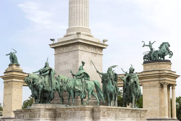 Węgierski Heroes Square, Budapeszt — Zdjęcie stockowe