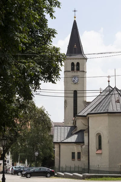 Улицы средневекового винного городка Токай в провинции Венгрия — стоковое фото