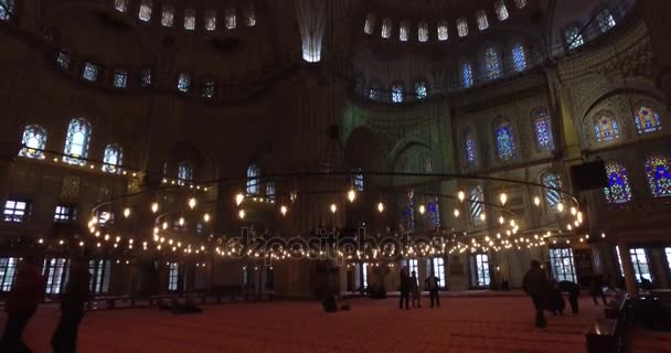 Blue Mosque Turcja znajduje się w Unesco — Wideo stockowe