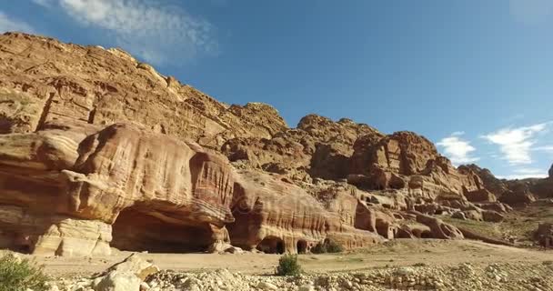 Complexo turístico da antiga cidade de Petra — Vídeo de Stock